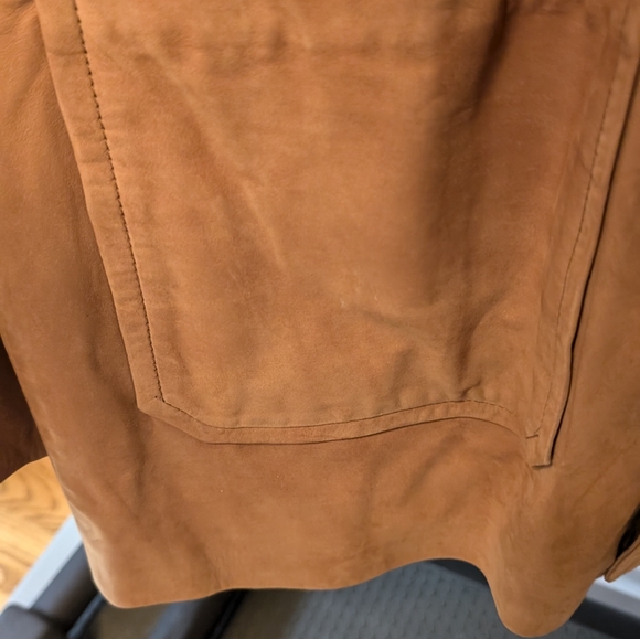 NWOT's Zegna Sport men's suede XXL light weight, gorgeous  suede and stitching - Picture 5 of 13
